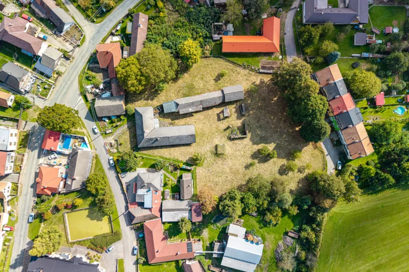Prodej 4 stavebních pozemků v Ovesné Lhotě 